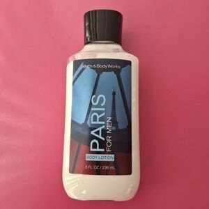 Bath & Body Works PARIS FOR MEN Body Lotion 8 FL OZ 236 mL